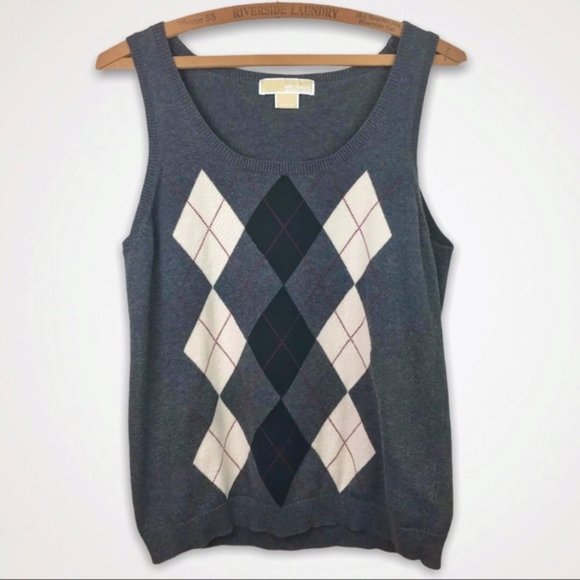 Michael Kors Sweaters - Michael by Michael Kors Preppy Argyle Sweater Vest